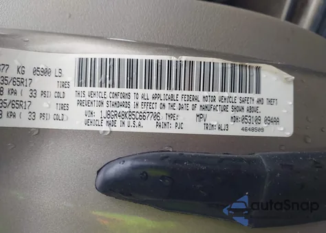 2005 Jeep Grand Cherokee Laredo from USA, damaged, VIN 1J8GR48K85C667706